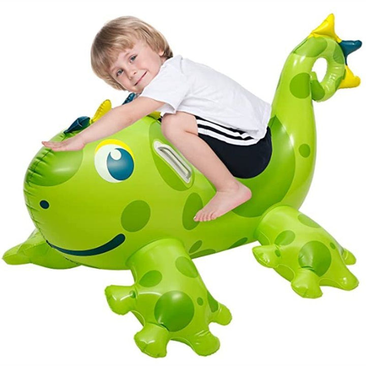 <p>

The Jilong Sunclub inflatable pool float dinosaur animal shape for kids (No:35001) is perfect for making your summer vacation even brighter and more comfortable. With its high quality construction and 119cm x 64cm size, this air mattress is sure to provide you with maximum comfort while you relax by the pool or beach. The headrests are designed to reduce the load on your neck, while the folding flat part ensures that you can spend a long time on the mattress. With its bright and fun dinosaur animal sha