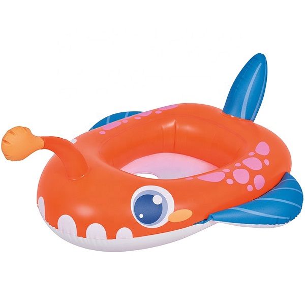 <p> 

The Jilong SunClub® Inflatable Fish Baby Seat Float 68x75 cm No: 32134 - 1pcs is the perfect float for a fun and relaxing vacation in the water. With its cool design, this float is sure to catch the eye of everyone at the beach, pool, lake, or ocean. Made from durable 0.22mm vinyl and a mesh bottom for extra comfort, this float is designed to last for many days of fun in the sun. The inflatable float is easy to inflate and deflate, making it easy to store in any luggage or trunk when not in use. It is