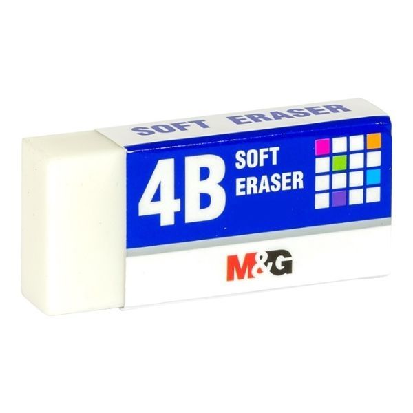 <p>
M&G 4B Soft Eraser No.AXPN0760 - 1PCS is a great addition for your home, school, or office. It is made of high quality material and is highly durable, keeping its quality over time. This eraser is suitable for erasing on paper and film without tearing or deforming the paper. It also does not leave many crumbs after use, helping to keep your notebooks clean. This eraser is made with a plastic wrap outside to create a high aesthetic and keep it from getting dirty. It is the perfect choice for erasing mist