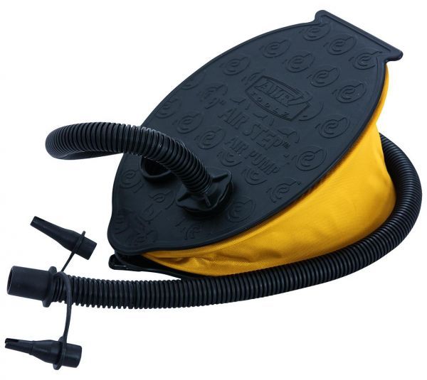 <p> 

The Bestway Foot Air Pump Inflatables (No:62005) is a must-have item for all your inflatable needs. This pump is made of high quality AIR STEPTM PRO material and is designed to provide maximum airflow. It has a stroke volume of 1.6L/cycle, a flexible hose, and 3 valve adaptors to fit nearly every inflation valve. This pump easily switches from inflation to deflation, making it extremely convenient for your inflatable needs. The pump includes a foot pump and is ideal for inflating and deflating all typ