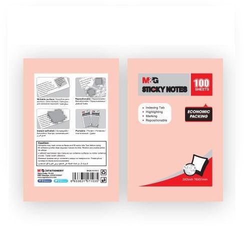 <p>

The Sticky Note Post-Lite M & G No. YS-224 is a great product for anyone looking to add a bit of organization to their life. This sticky note post-lite is made of high quality paper, making it durable and long lasting. It comes with 100 sheets of 2x3 inch sticky notes, giving you plenty of writing space for all of your notes. The sticky notes are great for reminders, to-do lists, and more. The adhesive backing is strong, ensuring that your notes stay in the same place. With its small size and lightweig