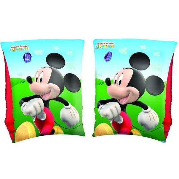 <p> 
These Bestway Inflatable Mickey Armbands For Kids (No.91002) are perfect for your little one to enjoy summer fun in the pool or at the beach! Made in China with high-quality materials, these armbands are designed for children between 3 and 6 years old, and are suitable only for domestic use. The arm bands feature an adorable Mickey Mouse design, which will make them the envy of all their friends! 

These armbands come without an air pump, so you will need to purchase one separately. With adult supervis