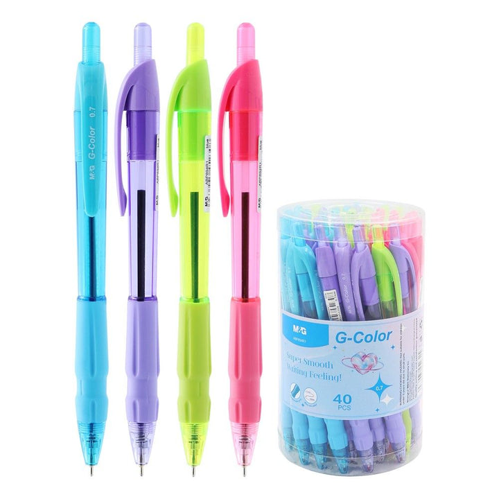 <ul>
<li><strong>Chenguang Semi gel Ball Pen 0.7 mm, blue ink - No:ABP894R1</strong></li>
<li>Made in China</li>
<li>Made of high quality</li>
<li>A ballpoint pen with a plastic body that has a glossy surface.</li>
<li>The rubber grip provides a better grip on the pen.</li>
<li>Track width 0.7 mm.</li>
<li>Filling: blue.</li>
<li>Replacement cartridge,</li>
<li> Available in 5 colors.</li>
</ul>