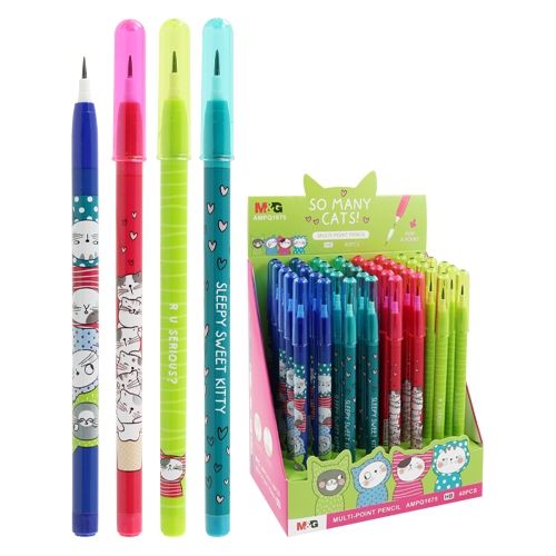 <ul>
    <li><span style="font-family: Arial, Helvetica, sans-serif;"><strong><em>M&G Mechanical Pencil with 11 Leads No.1675</em></strong></span></li>
    <li><span style="font-family: Arial, Helvetica, sans-serif;"><em>Made in China</em></span></li>
    <li><span style="font-family: Arial, Helvetica, sans-serif;"><em>Made from high quality</em></span></li>
    <li><span style="font-family: Arial, Helvetica, sans-serif;"><em>Made in our Facility</em></span></li>
    <li><span style="font-family: Arial, Hel
