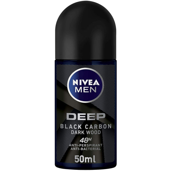 Nivea Dry Deep Black Carbon Men Roll-On 50Ml