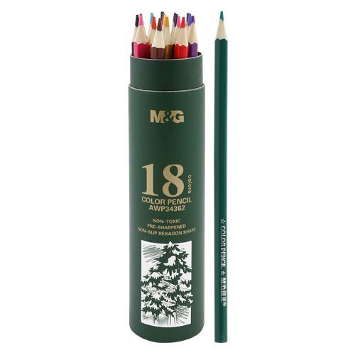 <p>

M&G pack of 18 Colouring Pencils No.34362 is the perfect choice for any creative project. These pencils are pre-sharpened and come in a non-slip hexagon shape, making them easy and comfortable to use. The pencils are made from high quality materials, ensuring each pencil is strong and reliable. The pencils are non-toxic and safe to use, making them suitable for both children and adults. The pencils are made in our facility, so you can be sure of their quality. With 18 pencils to choose from, you can le