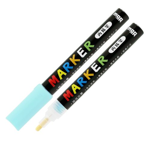 <p>

M&G Light Green Acrylic Marker 2mm No: ZPLN657074 is a perfect tool for all your creative needs. This high-quality marker is made in China and features a 0.5mm full needle tube pen tip. It is perfect for painting surfaces such as stone, ceramics, porcelain, glass, wood, textiles, canvas, metal, wood, plastic, polymer clay, and more. The highly pigmented acrylic ink dries quickly to create a durable and shiny surface on both light and dark surfaces. It is also resistant to water, fading, and abrasion. E