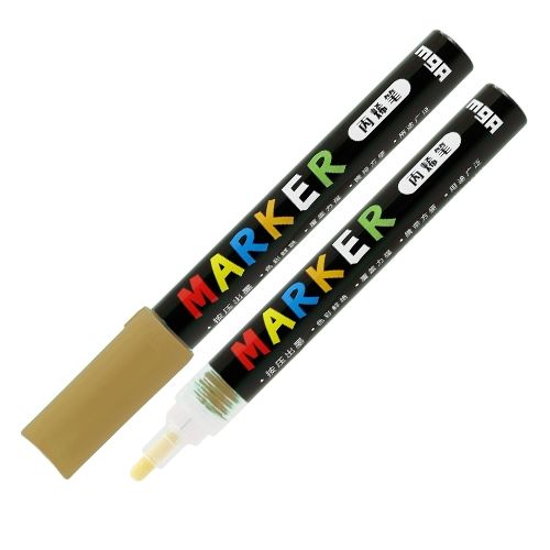 <p>
This M&G Yellowish Brown Acrylic Marker 2mm No: ZPLN657094 is an amazing tool for your creative projects. It is made with high quality materials from China, and has a 0.5mm full needle tube pen tip. The tip size is 2.0 mm and the volume of each stick is 12 ml. The ink is highly pigmented to provide a durable and shiny surface on both light and dark surfaces. The ink is also resistant to water, fading and abrasion. The pen is compact in size and easy to carry, making it perfect for on-the-go projects.

T