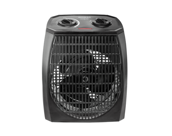 Sonai Fan Heater Comfy Air, 1000 / 2000 Watt, Black