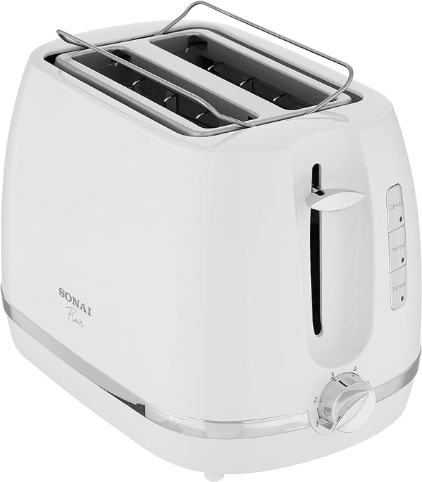 Sonai Toaster Flair 870 Watt With 3 Functions | White