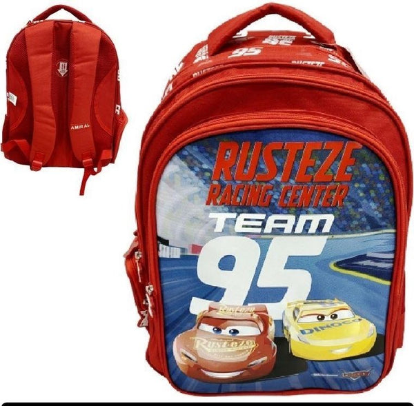 <p>

This Disney Cars BackPack School Bag is a must-have for any school-going child. Its made of high quality materials and features a cute shape that will make any child feel special. It has a size of 18 inches and is perfect for carrying books and other school supplies. The backpack also has adjustable straps and a comfortable handle that make it easy to carry throughout the day. The bag is also equipped with multiple pockets and compartments to store all the necessary items. It is lightweight and durable