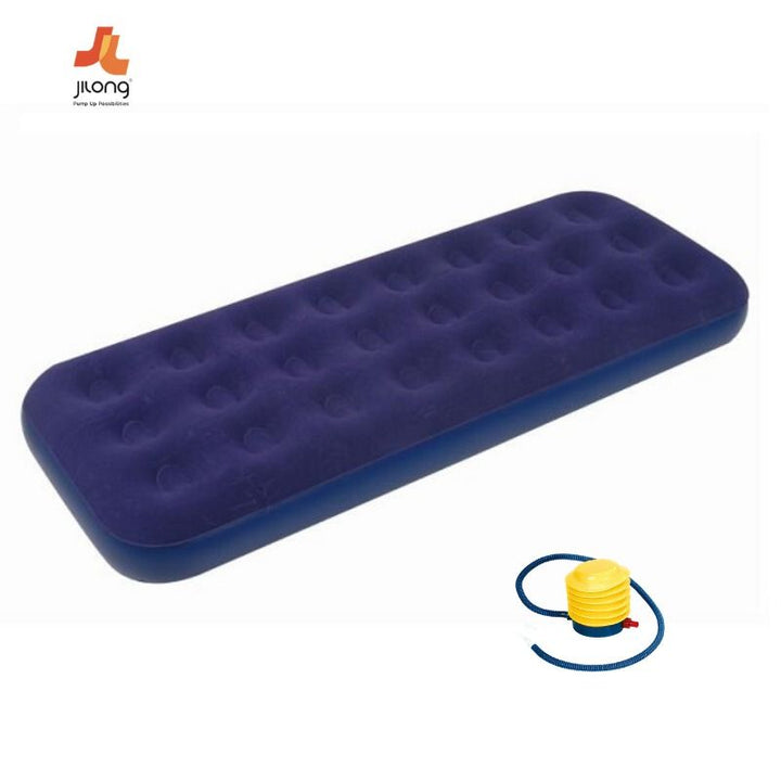 <p> 

The JILONG Inflatable Bubble Air Mattress Relax Massage with air Pumb 191cm*73cm*22cm is the perfect solution for a relaxing and comfortable massage. This air mattress is made with high quality materials that are both durable and high stability when lying on it. It also features a water resistance and stylish design that is sure to compliment any home and outdoor decor. The mattress is built with a strong and durable material to ensure it does not break or leak easily. It is also non-toxic and tastele