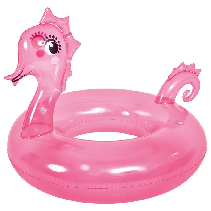 <p>
This Jilong Sunclub Seahorse Tube swim ring is the perfect way to make sure your kids have a fun and safe time in the pool or at the beach. The ring is made of high quality PVC material and is designed for children ages 12 and up. The attractive seahorse design and bright colors make it a fun accessory for kids to use while swimming. The ring is designed to be lightweight and easy to inflate, making it the perfect companion for a day of swimming. The durable material and construction make it a safe and 