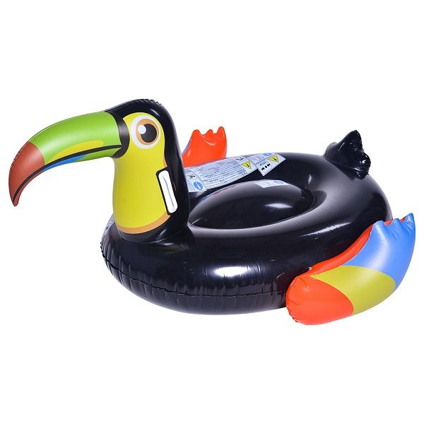 <p> 
Get ready for a splashing good time in the pool this summer with the Jilong Toucan Inflatable Float! Made from high quality materials in our facility, this giant inflatable toucan-shaped float is the essential accessory for enjoying your pool to the fullest. With two air chambers for optimal safety and rigidity, this float won’t let you down. It measures 128x104x60 cm and comes in a classic black color. Not only is it perfect for those hot summer days, but it also makes an awesome decoration for your p