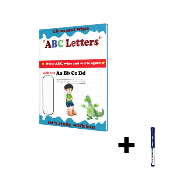 <p> 
The Yassin ABC Letters Learning Booklet for Kids + Whiteboard Pen is a perfect way to introduce your children to the alphabet. Made in Egypt from high quality materials, this booklet is designed to help kids learn and develop basic skills in a fun and entertaining way. The colourful tasks and activities will engage your child’s interest and help to boost their confidence in learning. With wipe-clean pages, they can practice again and again with the included erasable pen. Perfect for children aged 3 and