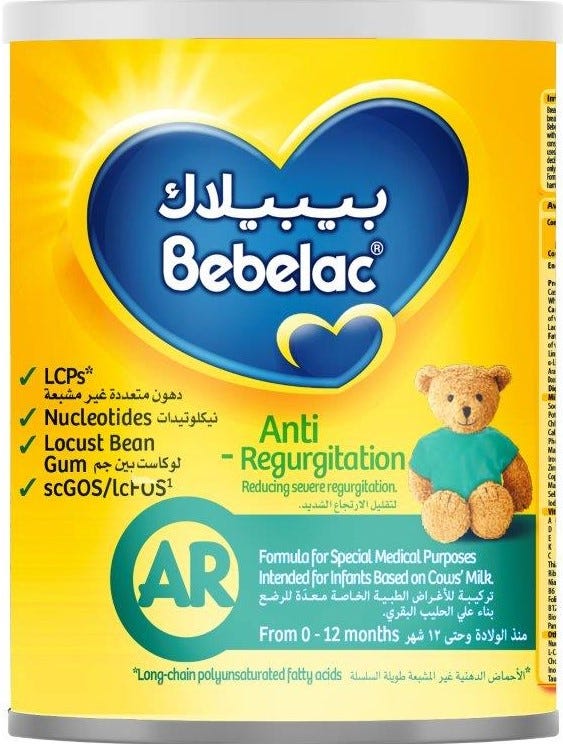 Bebelac Anti-Regurgitation Formula for Babies - 0-6 Months - 400 gm