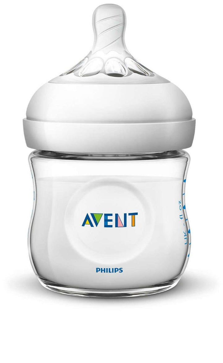 Philips Avent Natural Baby Bottle|0+ Month|125 ml|White