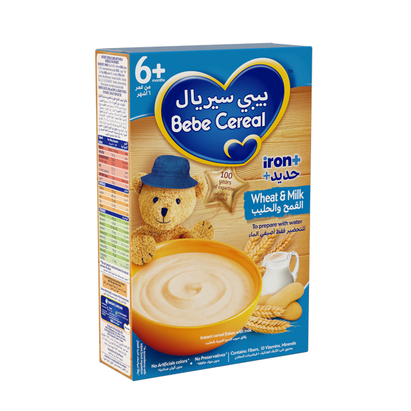 Bebe Cereal Wheat and Milk Cereal Flakes - 6+ Months - 200g