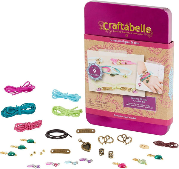 Craftabelle Leather And Suede Charm Kit - 29 Pieces