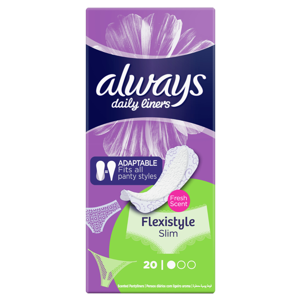 Always Multi Form Protect Daily Scented Liner - 20 Liners