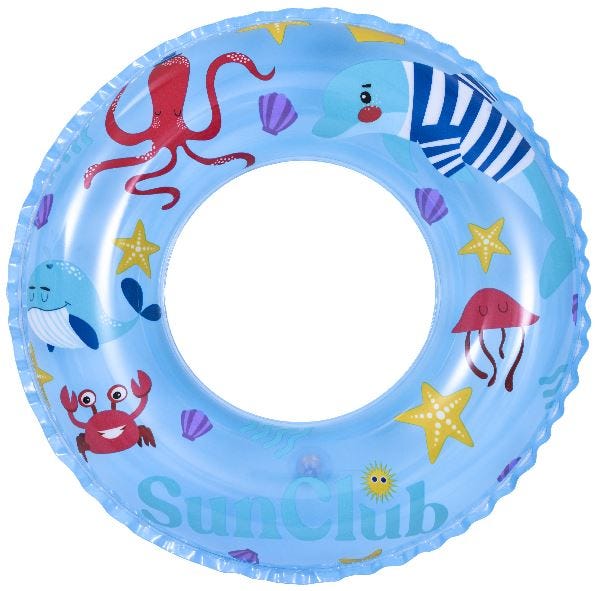 SunClub Inflatable Swimming Ring - Blue