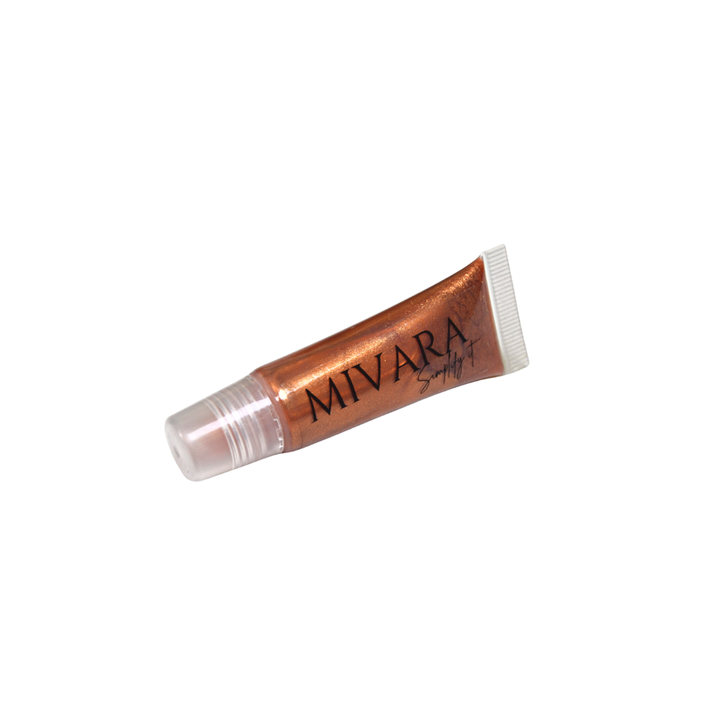 Mivara Long Lasting Lip Gloss | Metallic Copper