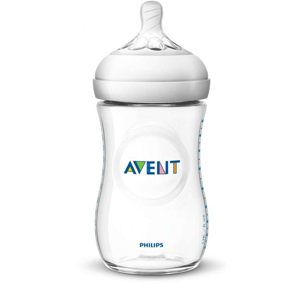 Philips Avent Natural Baby Plastic Bottle 1+ Month - 260 ml - White