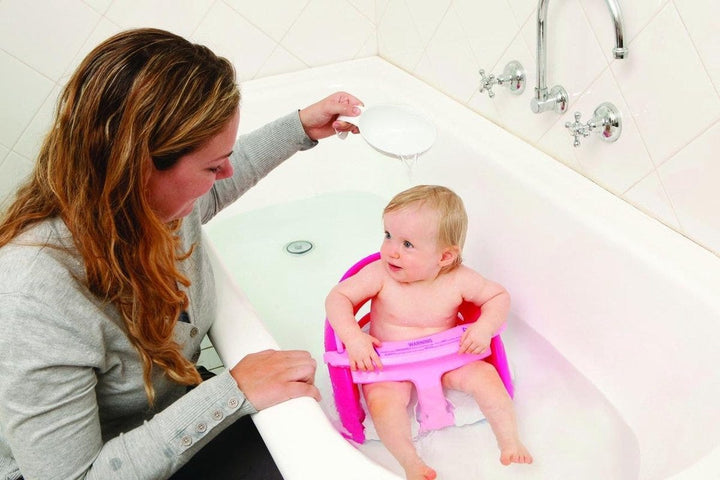 Dreambaby Premium Pink Bathseat with Handy Scoop - Pink