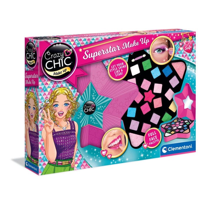 Clementoni Crazy Chic Superstar Makeup Toy