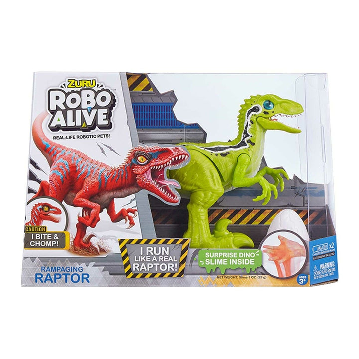 Zuru Robo Alive Rampaging Raptor Dinosaur | Random Color