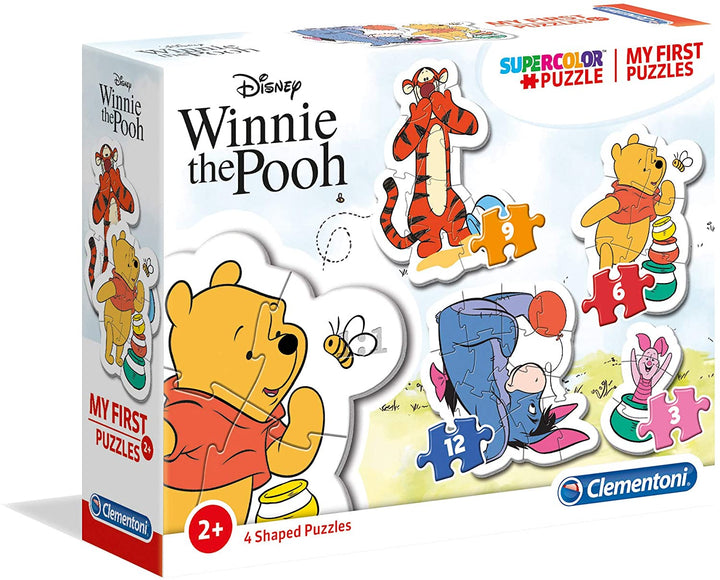 Clementoni Disney Winnie the Pooh My First Puzzles - 4 Shaped Puzzles