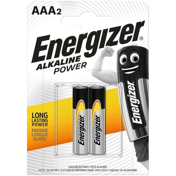 Energizer Alkaline Power AAA2 Battery | 2 Pieces