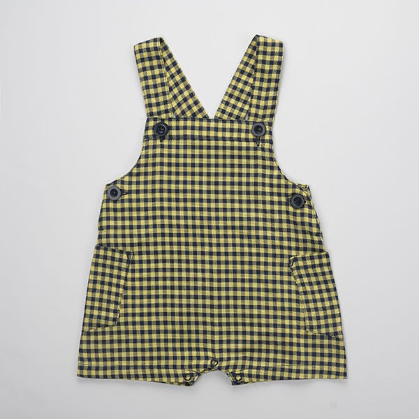 Pompelo Burrberry Sleeveless Overalls with Pockets for Boys
