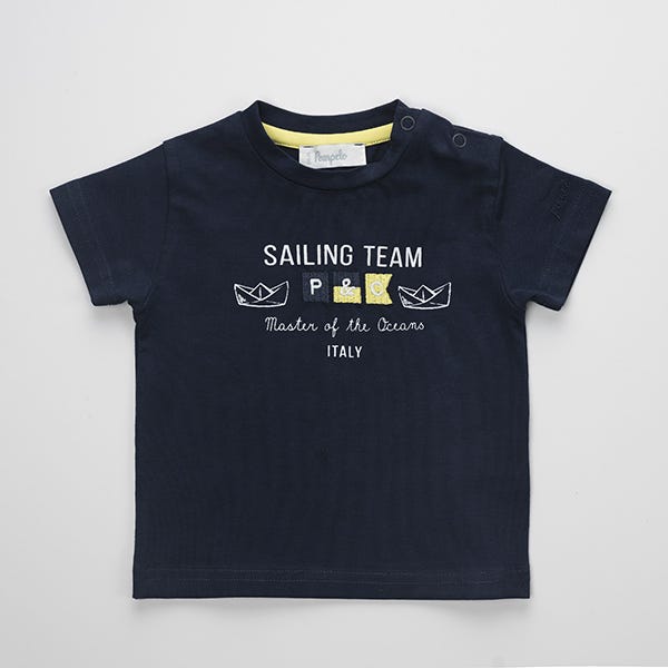 Pompelo Sailing Team Short Sleeves T-Shirt for Boys