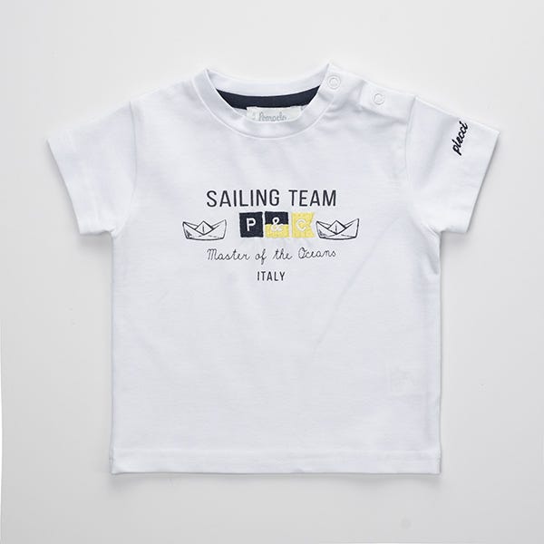 Pompelo Sailing Team Short Sleeves T-Shirt for Boys