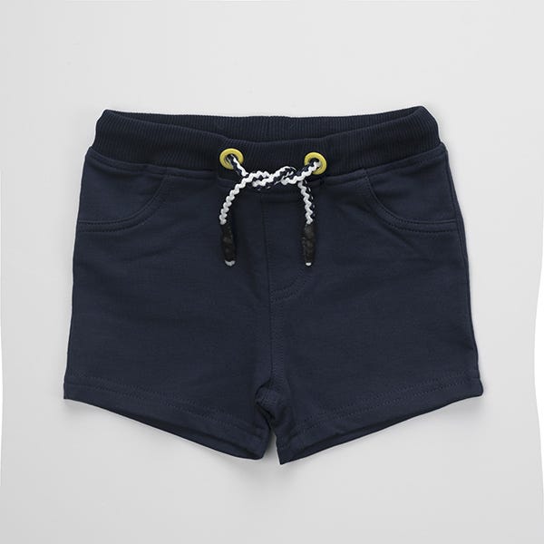 Pompelo Navy Shorts with Pockets and Drawstring for Boys