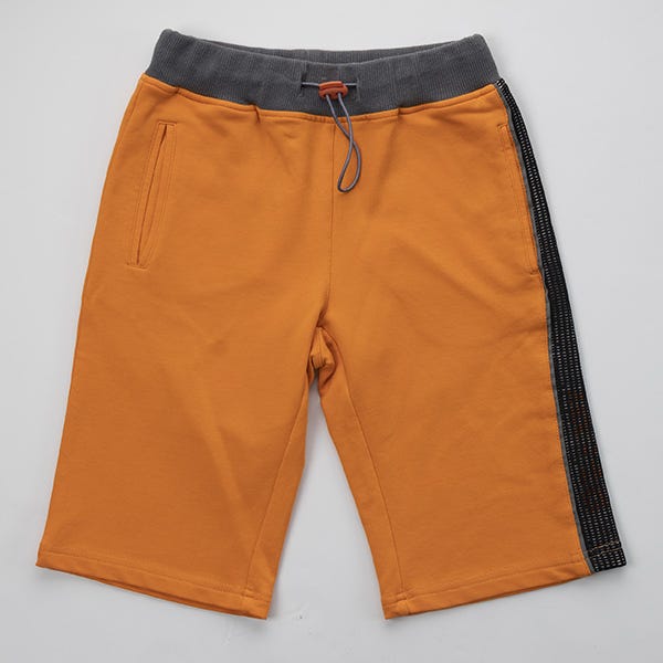 Pompelo Orange Shorts with Pockets for Boys