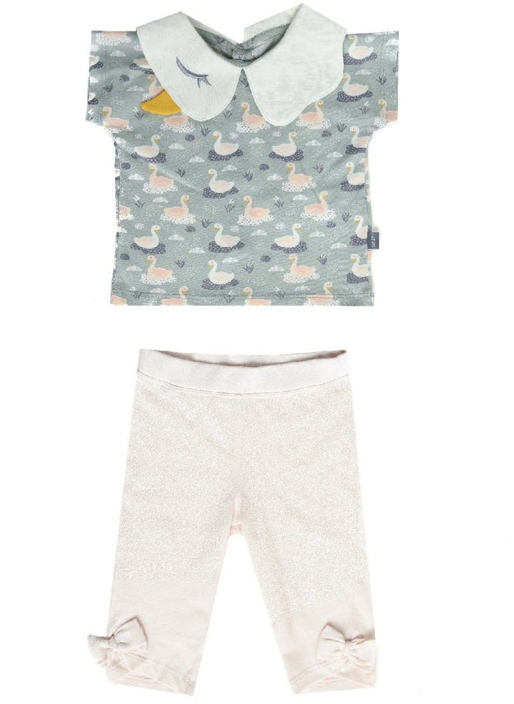 Junior Sweet Dream Embroidered T-Shirt and Pants Set