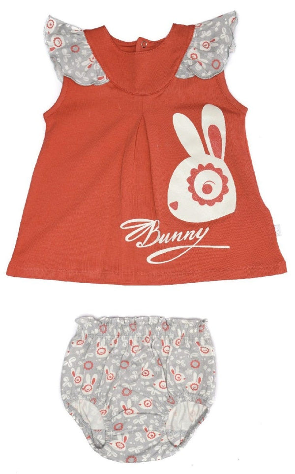 Junior Sweet Bunny Dress with Panty