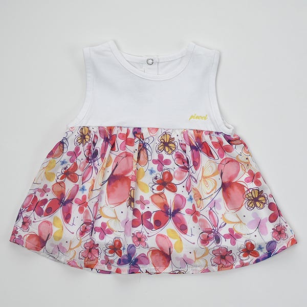 Pompelo Butterflies Sleeveless Dress and Panty for Girls