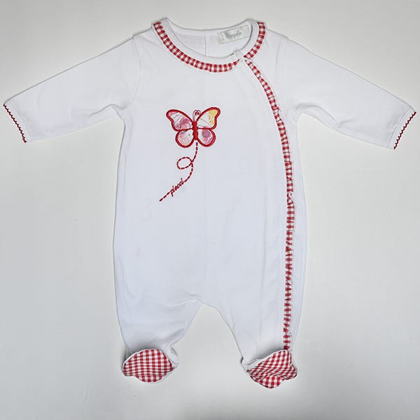 Pompelo Butterfly Long Sleeves Overalls for Girls