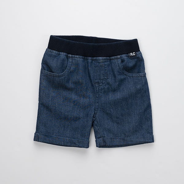 Pompelo Navy Jeans Shorts with Pockets for Boys