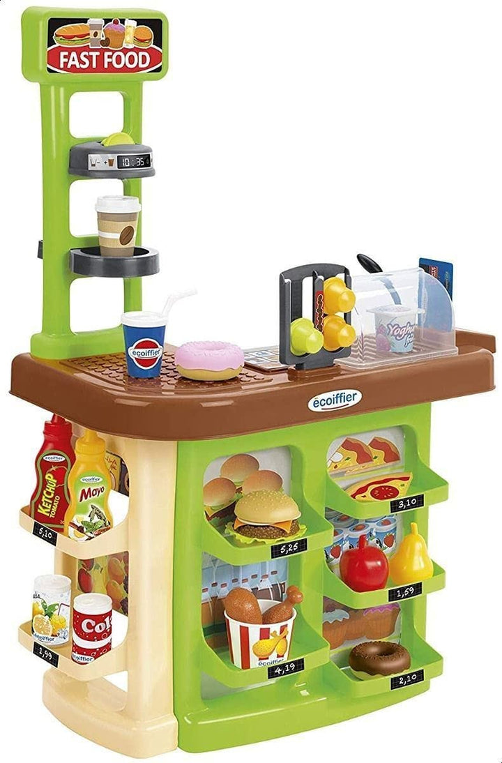 Ecoiffier Fast Food Playset - 23 Pieces