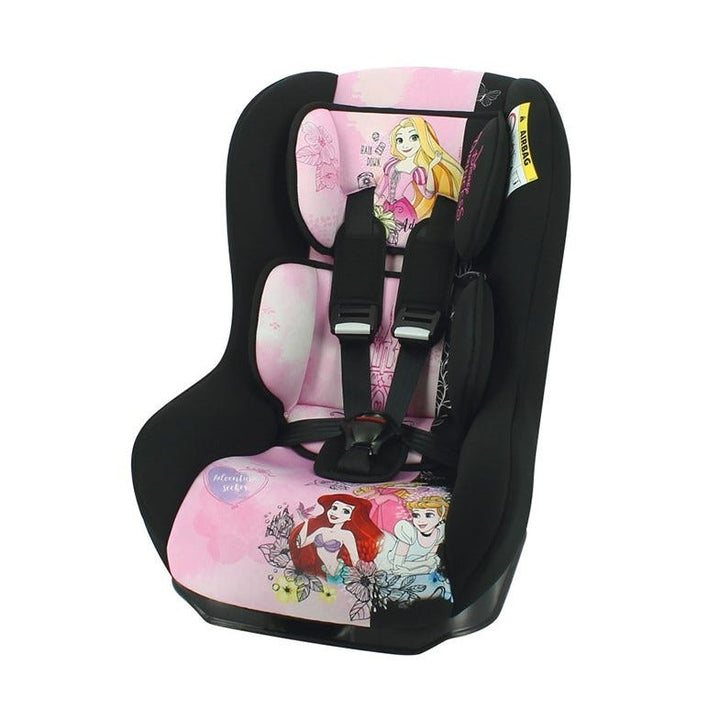 Nania Disney Princess Maxim Car Seat - 0 - 4 years - Pink and Black