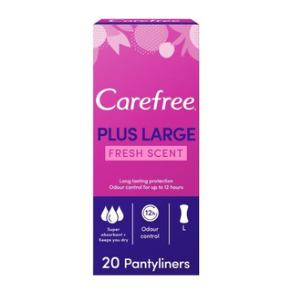 Carefree Fresh Scent Plus Large Pantyliners - 20 Pantyliners