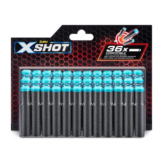 X-Shot S001 Excel Refill Pack| 36 Darts