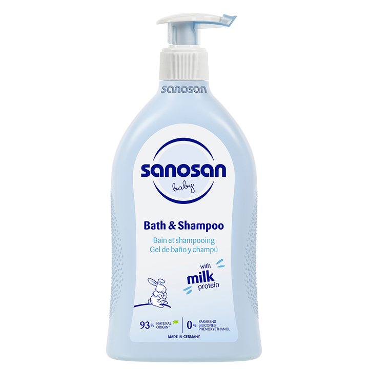 Sanosan Bath and Shampoo - 500 ml