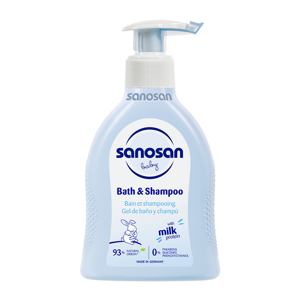 Sanosan Baby Bath and Shampoo - 200 ml