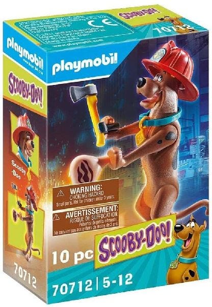 Playmobil Scooby-DOO! Collectible Firefighter Figure