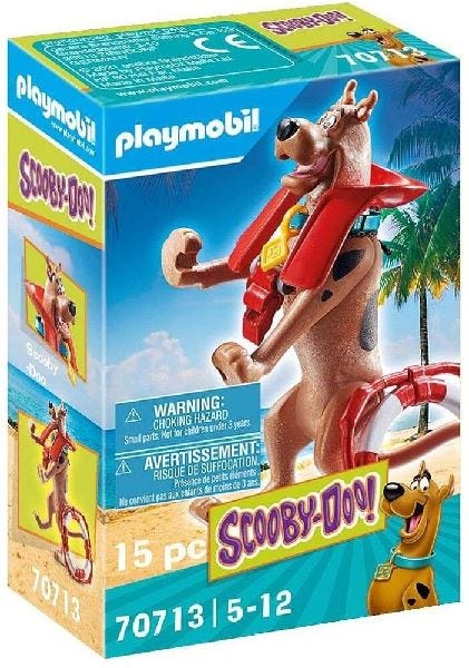 Playmobil Scooby-DOO Collectible Lifeguard Figure - 15 Pieces